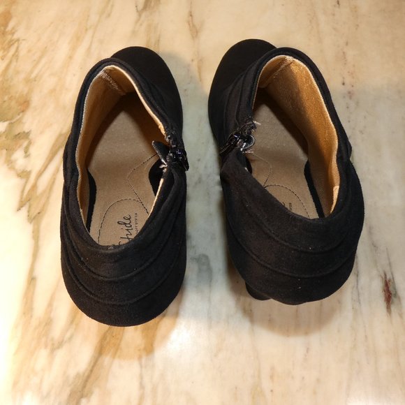 Sleek and a bit Sexy LifeStride Corie Shootie (shoe bootie)sz11 black  3" heel - Picture 8 of 11